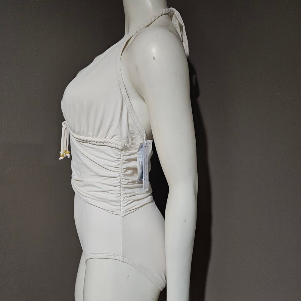 Bleu by Rod Beattie Braid-Trim Empire One-Piece Swimsuit - Picture 3 of 10